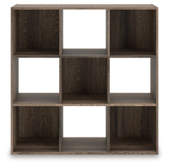 Warmstead Furniture - Ashley Furniture - Shallifer Nine Cube Organizer - Nine Cube Organizer / Brown - EA1104-3X3