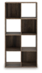 Warmstead Furniture - Ashley Furniture - Shallifer Eight Cube Organizer - Eight Cube Organizer / Brown - EA1104-4X2