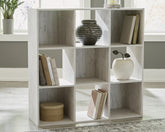 Warmstead Furniture - Ashley Furniture - Paxberry Nine Cube Organizer - Nine Cube Organizer / Whitewash - EA1811-3X3