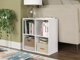 Warmstead Furniture - Ashley Furniture - Onita Four Cube Organizer - Four Cube Organizer / White - EA9630-2X2