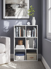Warmstead Furniture - Ashley Furniture - Onita Six Cube Organizer - Six Cube Organizer / White - EA9630-3X2