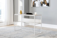 Warmstead Furniture - Ashley Furniture - Deznee Office Desk - Home Office Desk / White - H162-14