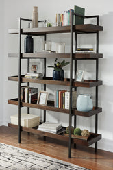 Warmstead Furniture - Ashley Furniture - Starmore Bookcase - Bookcase / Brown - H633-70