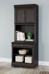 Warmstead Furniture - Ashley Furniture - Beckincreek Bookcase - Bookcase / Black - H778H7