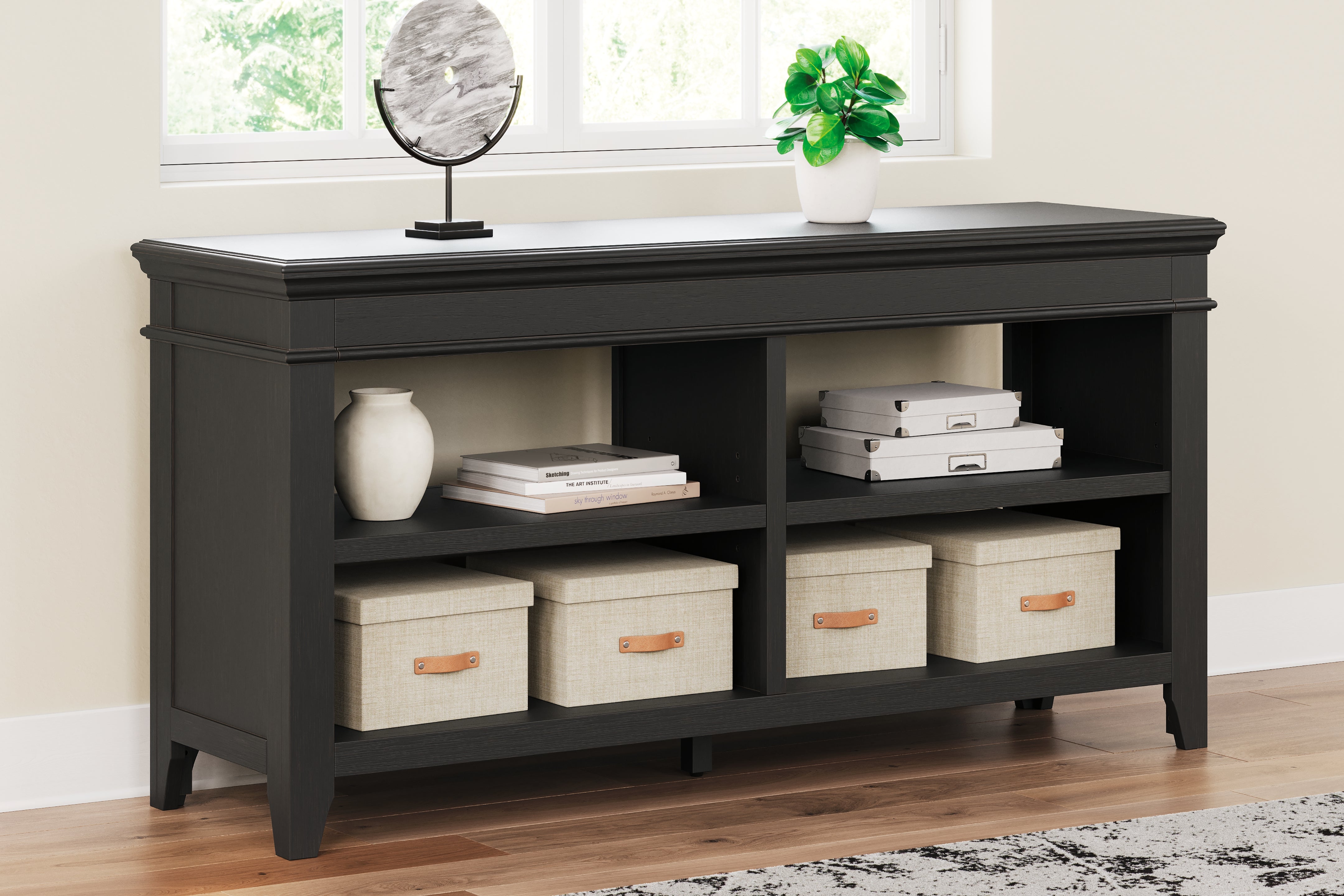 Warmstead Furniture - Ashley Furniture - Beckincreek Credenza - Credenza / Black - H778-46