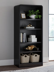 Warmstead Furniture - Ashley Furniture - Rowanbeck Bookcase - Large Bookcase / Black - H821-17