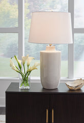 Warmstead Furniture - Ashley Furniture - Cylener Lighting - Table Lamp (Set of 2) / Off White - L100794X2