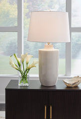 Warmstead Furniture - Ashley Furniture - Cylener Lighting - Table Lamp (Set of 2) / Off White - L100794X2