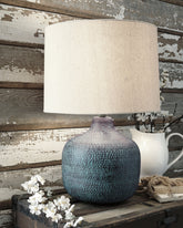 Warmstead Furniture - Ashley Furniture - Malthace Lighting - Table Lamp (Set of 2) / Patina - L207304X2