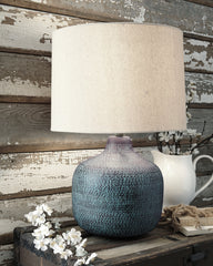 Warmstead Furniture - Ashley Furniture - Malthace Lighting - Table Lamp (Set of 2) / Patina - L207304X2