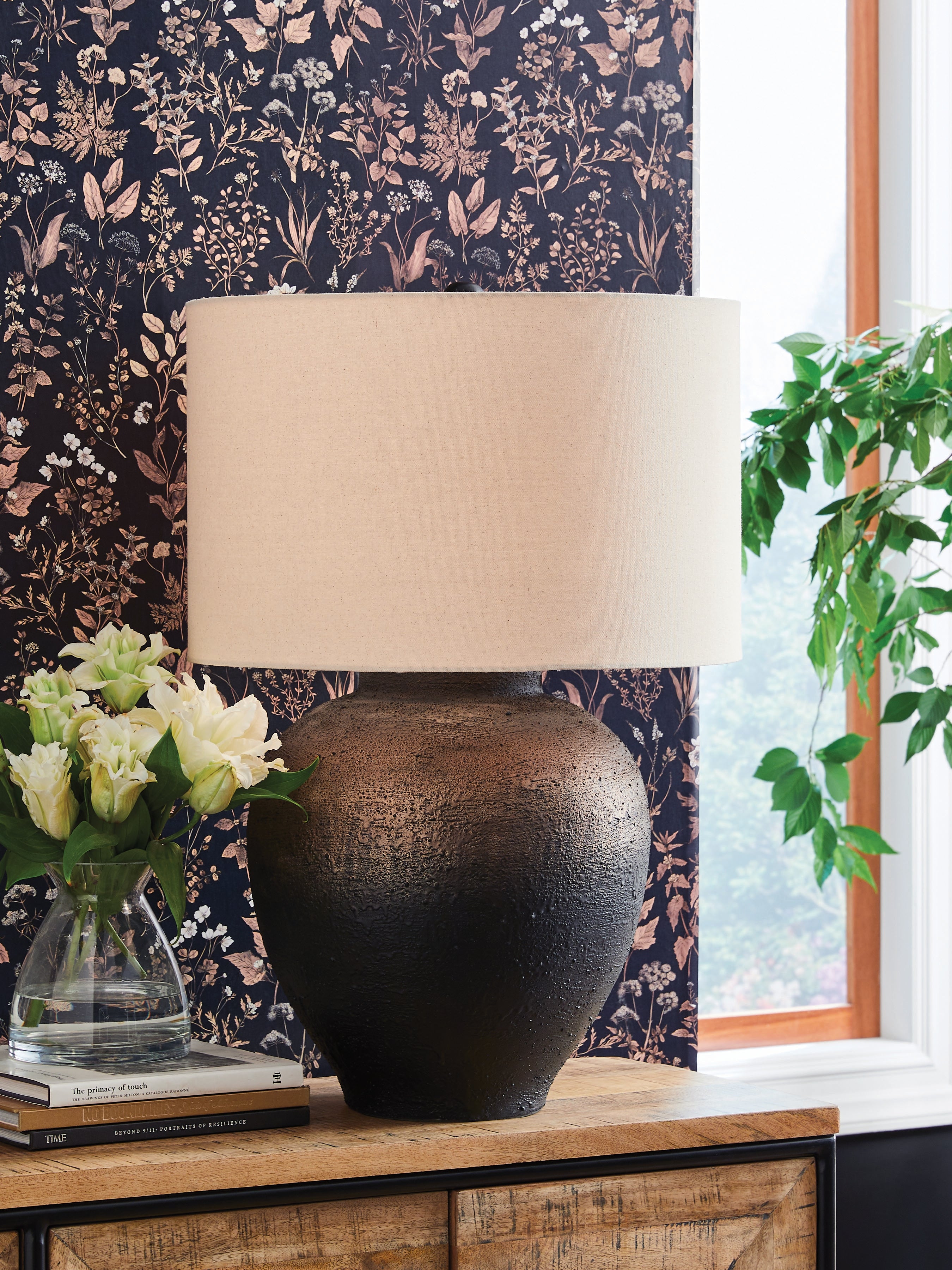 Warmstead Furniture - Ashley Furniture - Newgerhard Lighting - Metal Table Lamp (1/CN) / Brown/Black - L207644