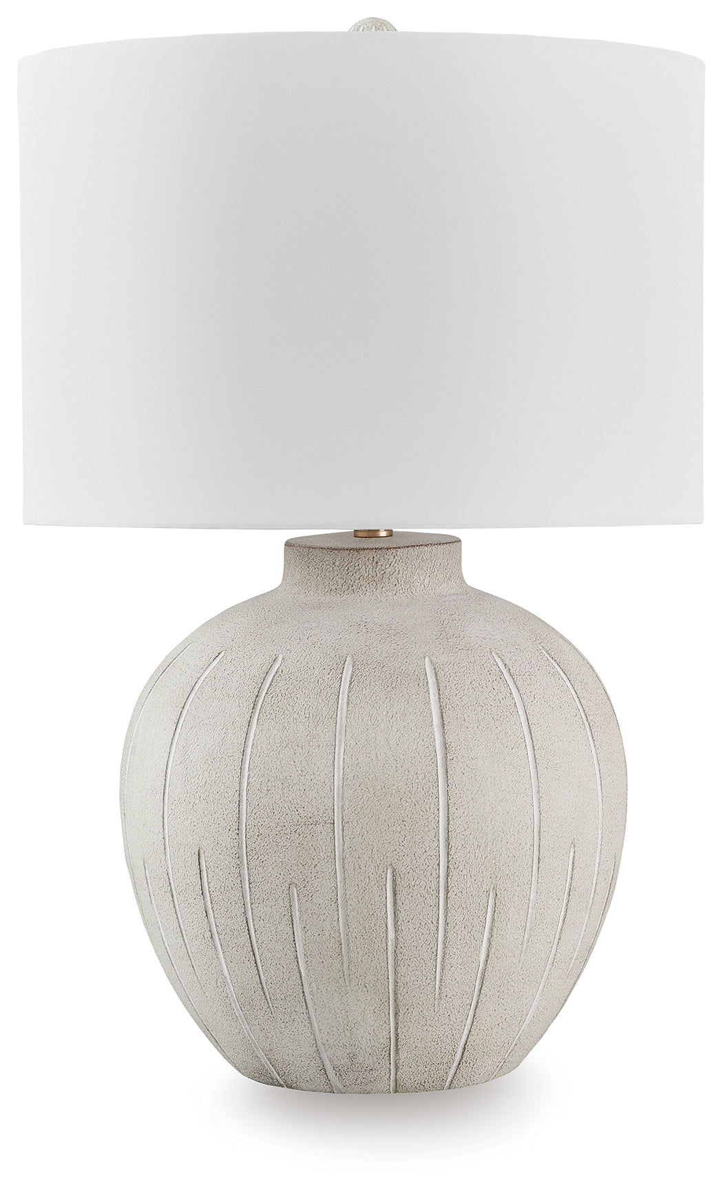 Warmstead Furniture - Ashley Furniture - Calbert Lighting - Poly Table Lamp (1/CN) / Warm Gray - L235824