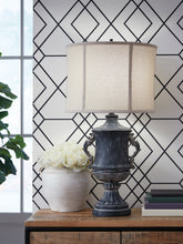 Warmstead Furniture - Ashley Furniture - Morvanford Lighting - Poly Table Lamp (1/CN) / Antique Black - L235834