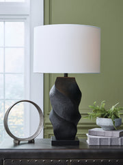 Warmstead Furniture - Ashley Furniture - Amillion Lighting - Poly Table Lamp (1/CN) / Black - L235904