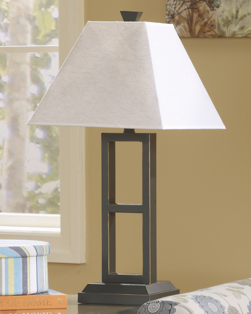 Warmstead Furniture - Ashley Furniture - Deidra Lighting - Metal Table Lamp (Set of 2) / Black - L318924