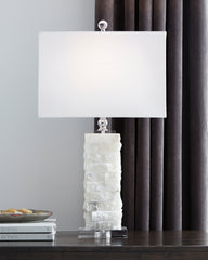Warmstead Furniture - Ashley Furniture - Malise Lighting - Table Lamp (Set of 2) / White - L429014X2