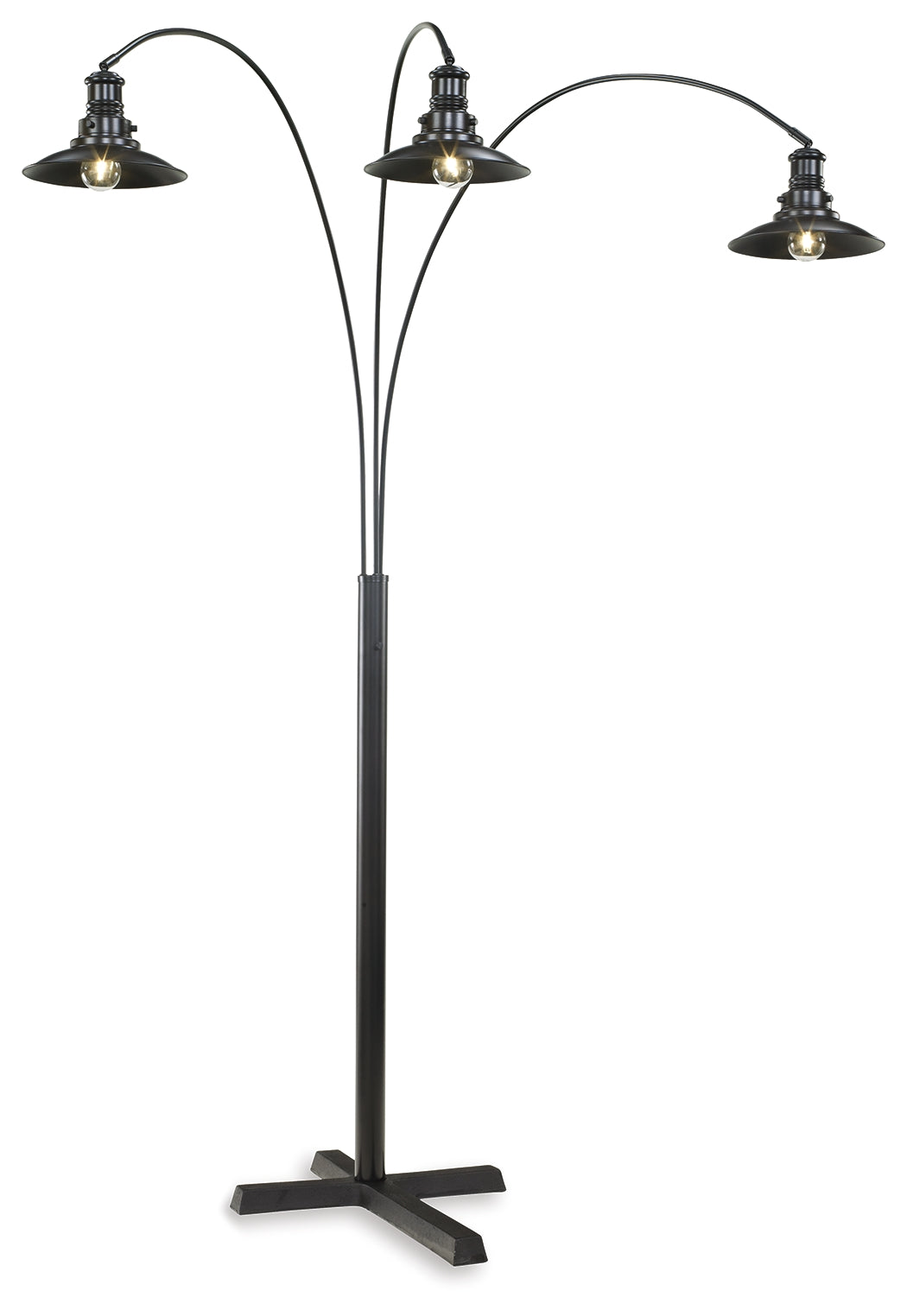 Warmstead Furniture - Ashley Furniture - Sheriel Lighting - Metal Arc Lamp (1/CN) / Black - L725059
