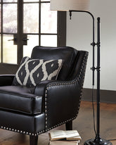 Warmstead Furniture - Ashley Furniture - Anemoon Lighting - Metal Floor Lamp (1/CN) / Black - L734251