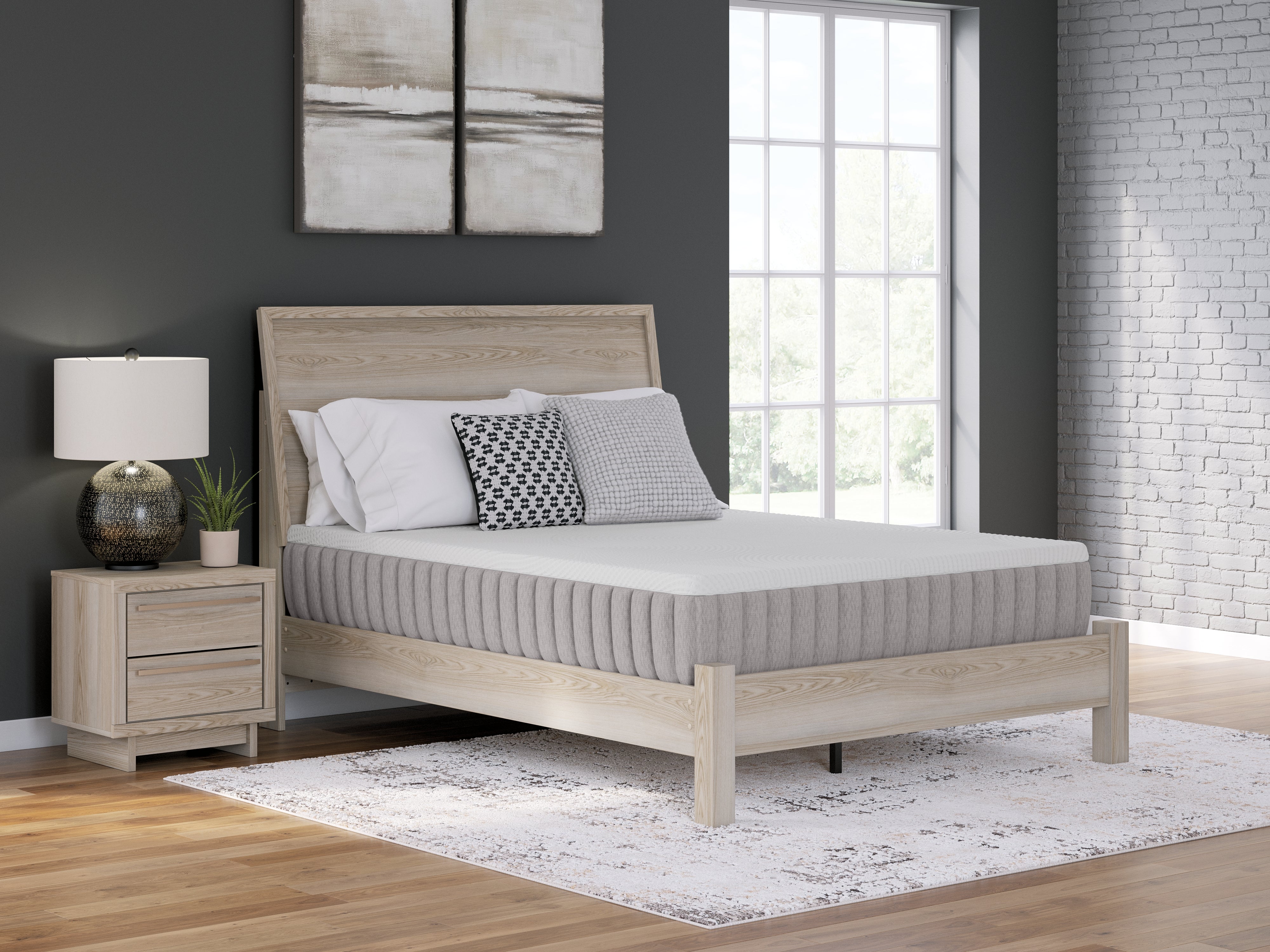 Warmstead Furniture - Ashley Furniture - Terra Sleep Medium Mattresses - California King / White - M52351