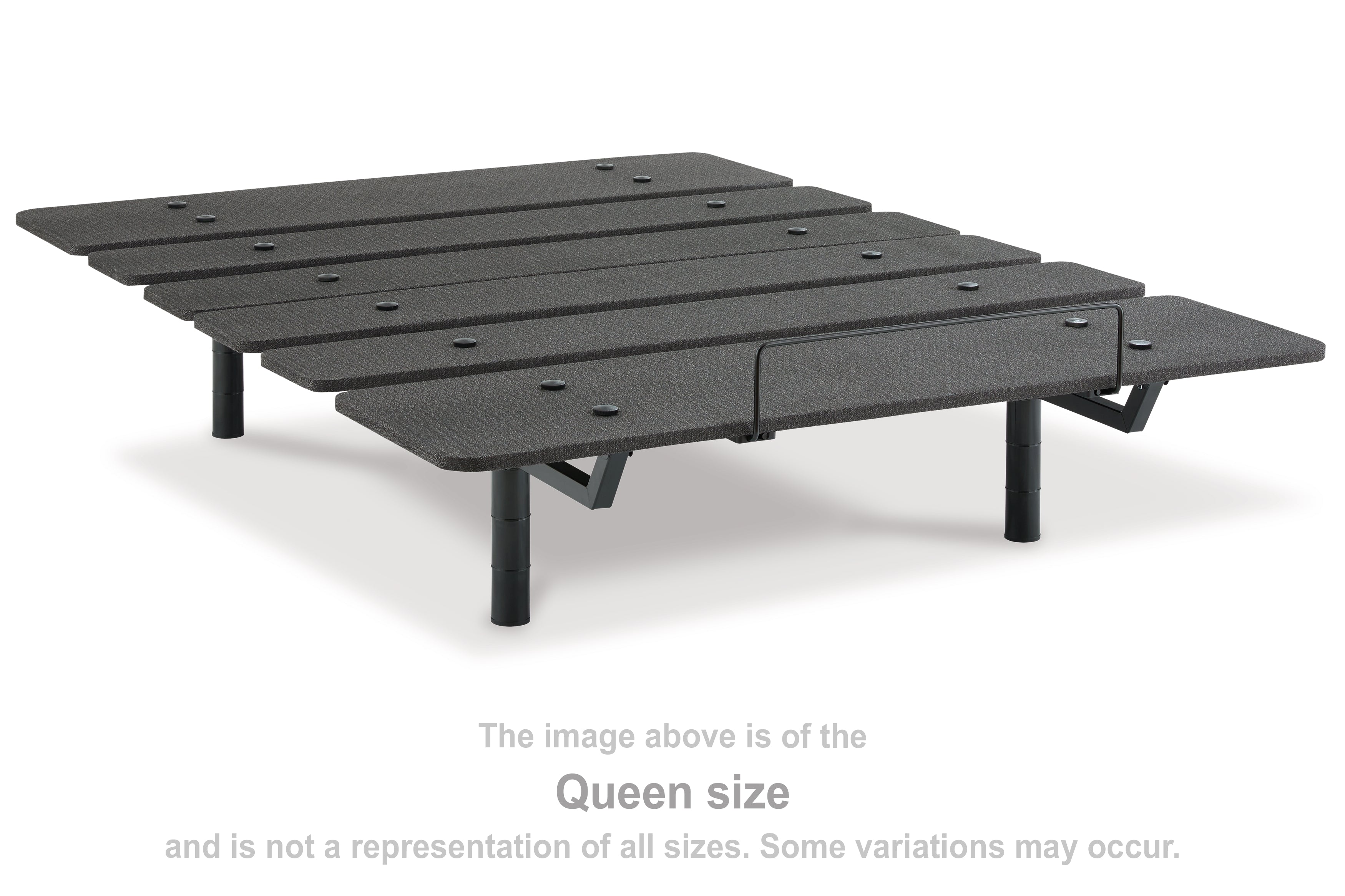 Warmstead Furniture - Ashley Furniture - Cosmic Power Base King Adjustable Base - King Adjustable Base / Black - M8X242