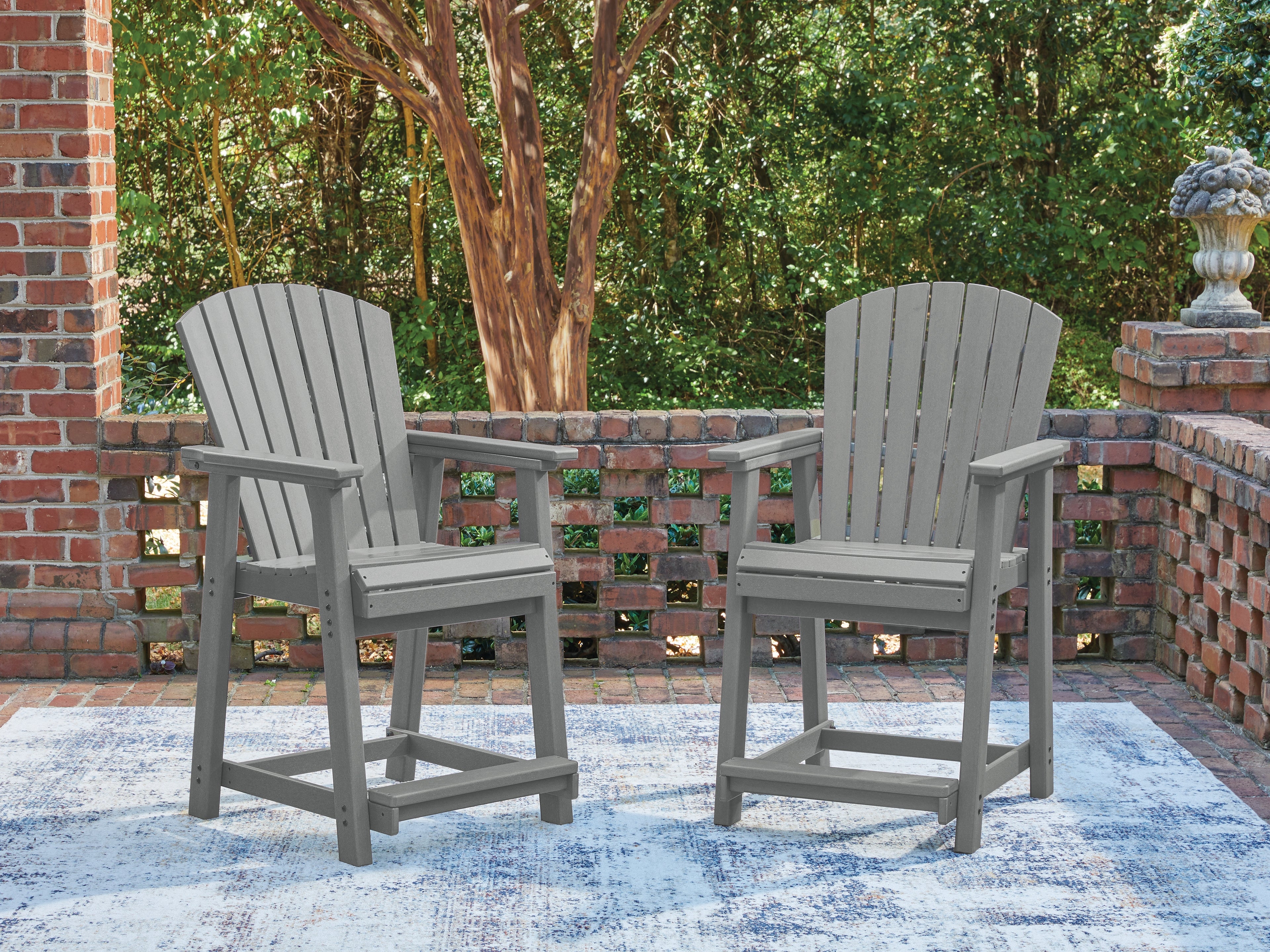 Warmstead Furniture - Ashley Furniture - Sanctuary Beach Outdoor - Barstool (Set of 2) - PCP227-124