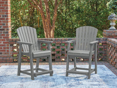 Warmstead Furniture - Ashley Furniture - Sanctuary Beach Outdoor - Barstool (Set of 2) - PCP227-124
