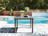 Warmstead Furniture - Ashley Furniture - Rocky Creek Outdoor - Square Dining Table w/UMB OPT - PCP326-615