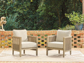 Warmstead Furniture - Ashley Furniture - Spooners Cove Outdoor - Lounge Chair w/Cushion (Set of 2) - PCP469-820