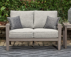 Warmstead Furniture - Ashley Furniture - Hillside Barn Outdoor - Sofa with Cushion / Gray/Brown - P564-838