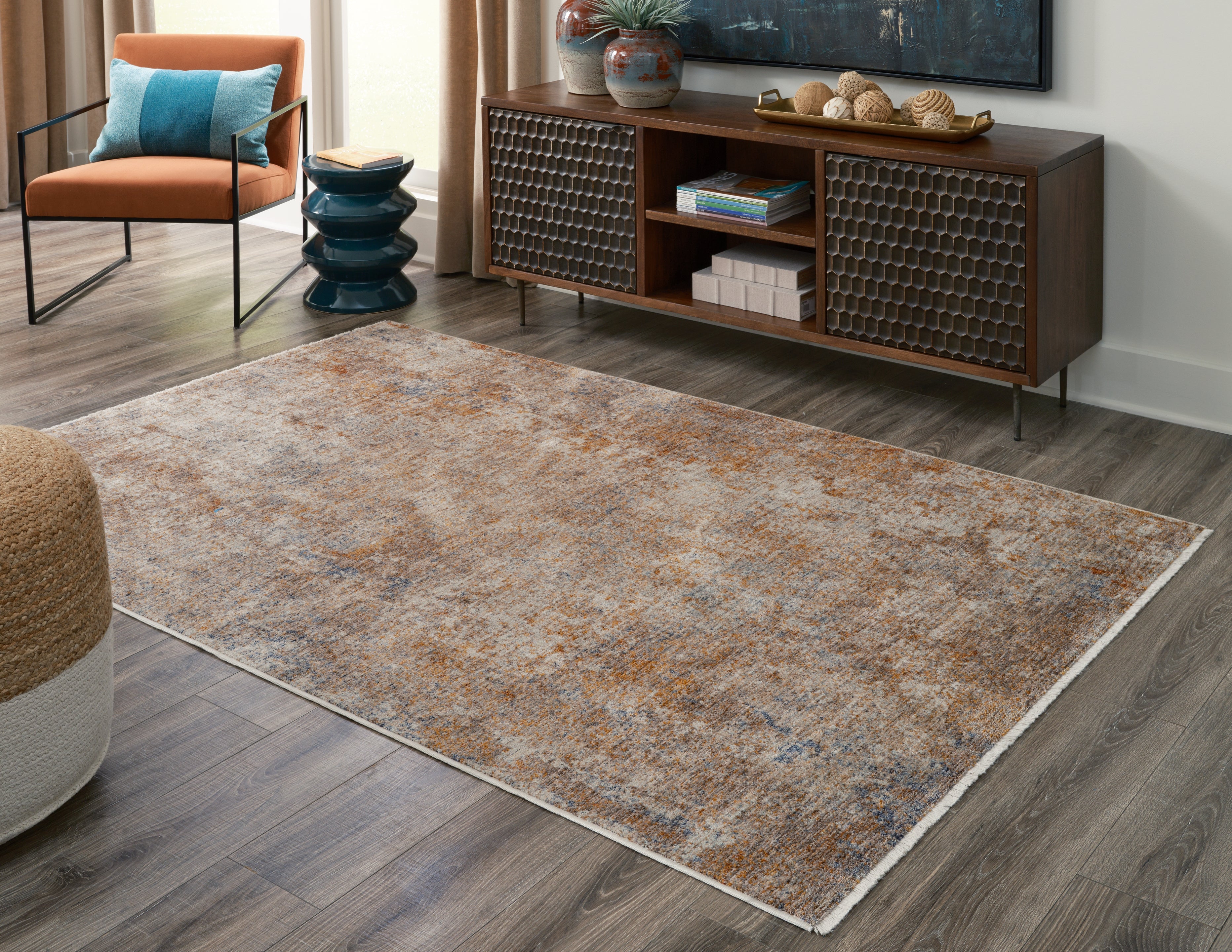Warmstead Furniture - Ashley Furniture - Mauville Rug - 5' x 7'10" Rug / Multi - R405332