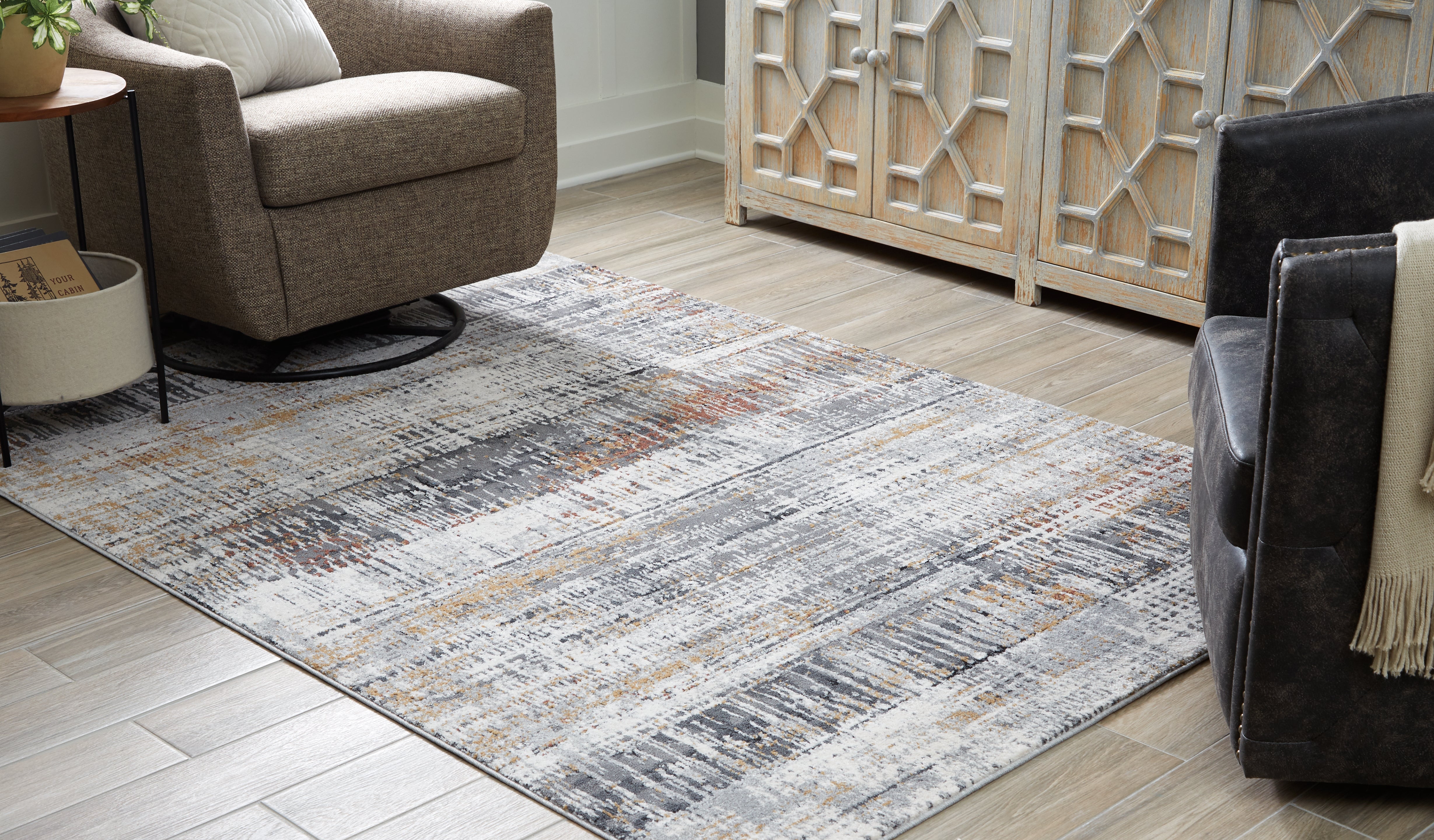 Warmstead Furniture - Ashley Furniture - Rhettner Rug - 5'3" x 7'3" Rug / Multi - R406072