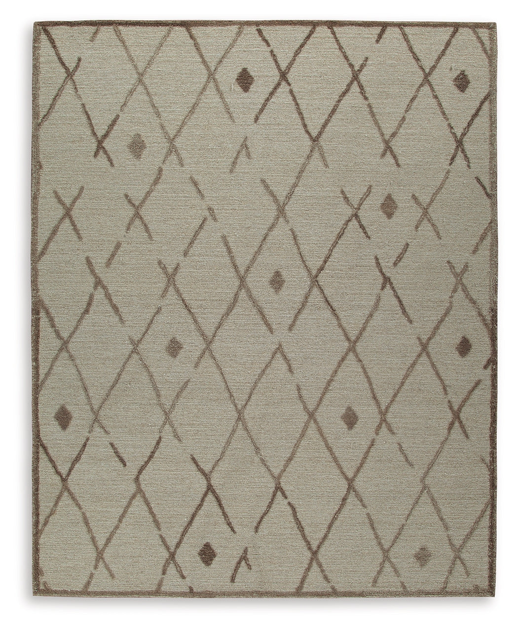 Warmstead Furniture - Ashley Furniture - Guyford Rug - 5' x 7' Rug / Beige/Brown - R406872
