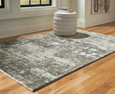 Warmstead Furniture - Ashley Furniture - Valmontic Rug - 5' x 7' Rug / Gray - R406922