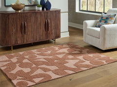 Warmstead Furniture - Ashley Furniture - Perrenton Rug - 8' x 10' Rug / Clay - R407201