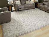Warmstead Furniture - Ashley Furniture - Wimney Rug - Medium Rug / Gray - R407282