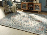 Warmstead Furniture - Ashley Furniture - Wallney Rug - 5' x 7' Area Rug / Multi - R407492