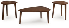 Warmstead Furniture - Ashley Furniture - Lyncott Table (Set of 3) - Occasional Table Set (3/CN) / Brown - T135-13