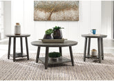 Warmstead Furniture - Ashley Furniture - Caitbrook Table (Set of 3) - Occasional Table Set (3/CN) / Gray - T188-13