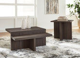 Warmstead Furniture - Ashley Furniture - Zendex Table (Set of 2) - Occasional Table Set (Set of 2) / Brown - T304-12