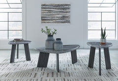 Warmstead Furniture - Ashley Furniture - Bluebond Table (Set of 3) - Occasional Table Set (3/CN) / Gray - T390-13