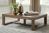 Warmstead Furniture - Ashley Furniture - Cariton Coffee Table - Rectangular Cocktail Table / Gray - T471-1