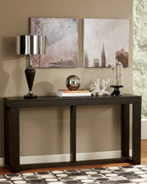 Warmstead Furniture - Ashley Furniture - Watson Sofa/Console Table - Sofa Table / Dark Brown - T481-4