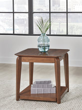 Warmstead Furniture - Ashley Furniture - Trenmour End Table - Square End Table / Medium Brown - T596-2