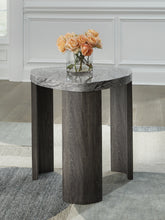 Warmstead Furniture - Ashley Furniture - Surmour End Table - Triangle End Table / Gray/Brown - T600-6