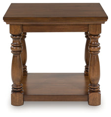 Warmstead Furniture - Ashley Furniture - Sturlayne End Table - Rectangular End Table / Brown - T609-3