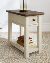 Warmstead Furniture - Ashley Furniture - Bolanburg Chairside End Table - Chair Side End Table / Two-tone - T637-107
