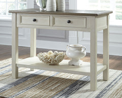 Warmstead Furniture - Ashley Furniture - Bolanburg Sofa/Console Table - Sofa Table / Two-tone - T637-4