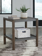Warmstead Furniture - Ashley Furniture - Kallenny End Table - Rectangular End Table / Brown/Gray - T669-3