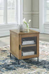 Warmstead Furniture - Ashley Furniture - Torlanta Chairside End Table - Chair Side End Table / Brown - T686-7