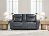 Warmstead Furniture - Ashley Furniture - Next Move Living Room - PWR Recliner/ADJ Headrest / Admiral - PCU1210013